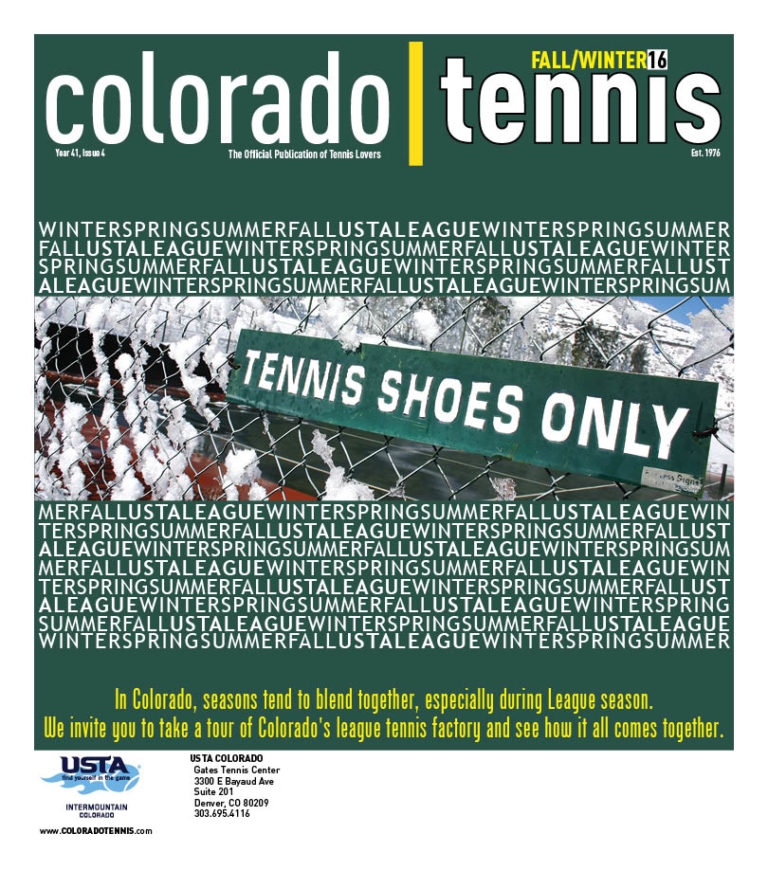 Fall/Winter issue of Colorado Tennis now online