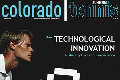 Summer 2018 issue of Colorado Tennis now available