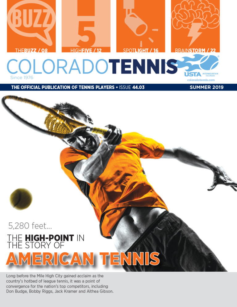 Colorado Tennis magazine returns for the summer