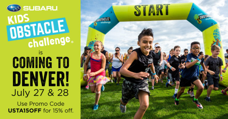 Subaru Kids Obstacle Challenge is coming to Denver, USTA members get discount!